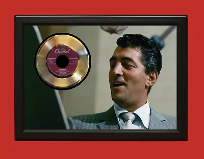 Dean Martin 2 Poster Art Wood Framed 45 Gold Record Display C3 • $199.95