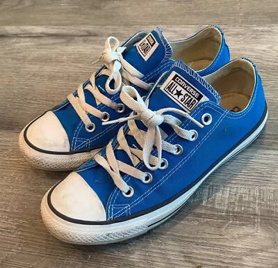 Converse Chuck Taylor All Star Low Ox Electric Blue 139791F Canvas Men 6 Women 8 • $18.75