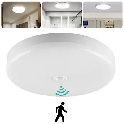 £8.99 • Buy Modern LED Ceiling Light PIR Motion Sensor Light Bathroom Kitchen Hallway Lamps
