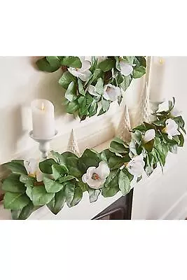 Wicker Park 48  Magnolia Garland • $34.99