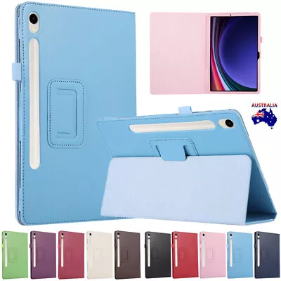 For Samsung Galaxy Tab S9 / S9 FE Tablet Case Folding Leather Stand Flip Cover • $13.99