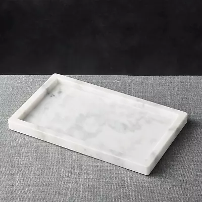 Natural Marble Serving | Counter Top | Vanity Organizer | Bath Multipurpose Tra • $47.99