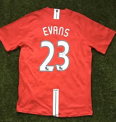 JONNY EVANS -  Man Utd 2008 Champions League Winning Shirt + COA **EXACT PROOF** • £117.99
