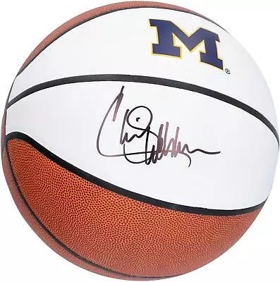 Chris Webber Michigan Wolverines Autographed White Panel Basketball • $299.99