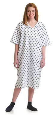 Hospital Patient Gown Medium Weight Medical Exam Gown Hosp Grade • $8.95