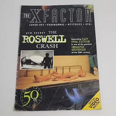 X Factor Magazine The Roswell Crash 1997 Vintage 50th Anniversary Special • £10.31