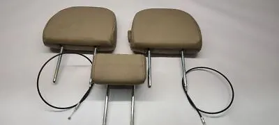 2012-22 Toyota Sequoia Rh Lh Center 3rd Row Tan Headrest Set Leather • $166.60
