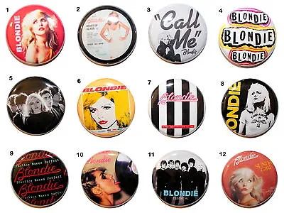 1  (25mm) Blondie / Debbie Harry Button Badge Pins - 70's & 80's Music • £0.99
