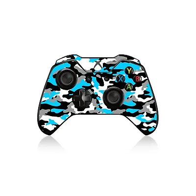 Light Blue CAMO Skin For XBOX 360 One Series S X Controller Decal Sticker Cover • $9.55