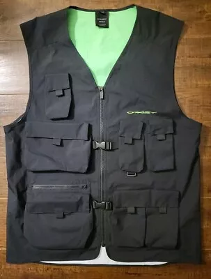 Oakley Outdoor Vest Camping Hunting Fishing Tactical W/Pockets Black Size Medium • $69.50