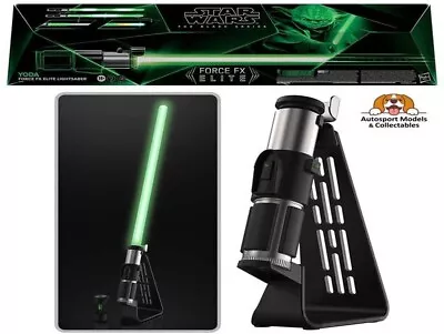 Star Wars : Black Series Yoda Force FX Elite Electronic Lightsabre Prop Replica • $521.62