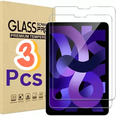 IPad 10th 9th 8th 7th 6th 5th Gen Screen Protector Air 4th Mini Tempered Glass • $15.90