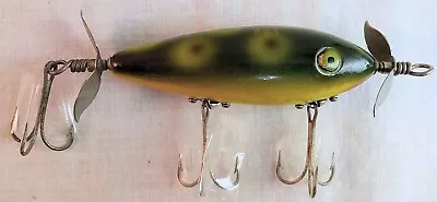 South Bend Surf-Oreno Wood Fishing Lure Body 3 3/4  Frog Design • $16.99