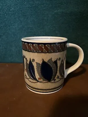 Mikasa Intaglio Arabella CAC01 Coffee Mug Blue Brown M11 • $9