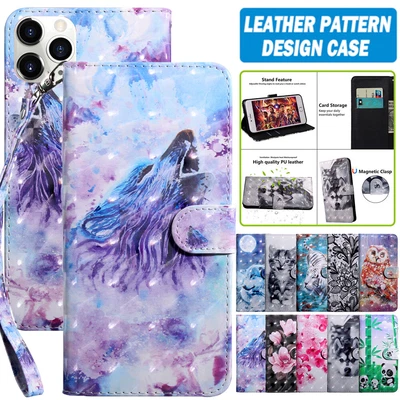 $13.99 • Buy For IPhone 14 13 12 Mini 11 Pro Max XR 8/7 Plus Case Leather Wallet Flip Cover