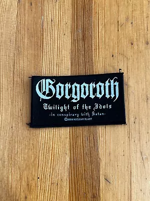 Vintage 00s Gorgoroth Black Metal Band Small Patch Memorabilia New • $29