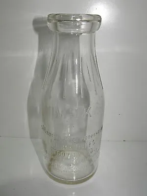 Vintage One Imperial Pint MBR Melbourne Wide Mouth Milk Bottle Great Condition • $19.95