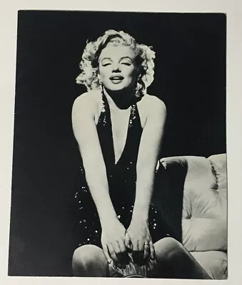 MARILYN MONROE Press Photo B &W 1974 Card Freelance Lansdale PA 6 X 7 1/2 • $11.63