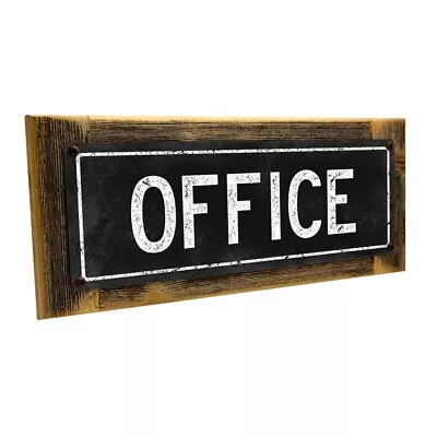  Black Office Metal Sign; Wall Decor For Home And Office • $29.99