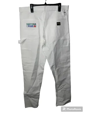 Vtg New Stan Ray USA Painters Pants Size 38x36 White Carpenter Jeans Made In USA • $29.99