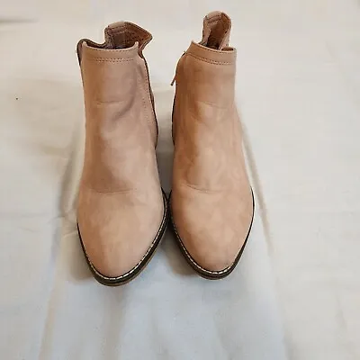 Madden Girl Womens Neville Blush Ankle Boots Size  6M • $9.98