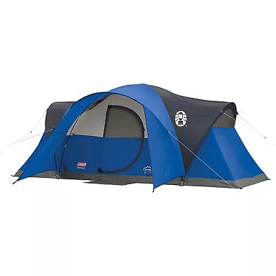 Spacious 8 Person Cabin Camping Tent With Hinged Door Blue (Used) • $148.85