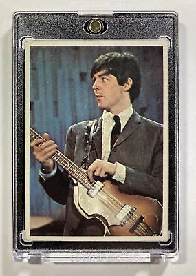 1964 Topps Beatles Color Paul McCartney W/ Hofner Bass 8 - Good - Rookie RC • $8.77