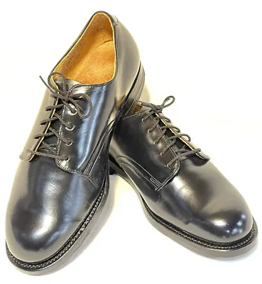 Vintage Men's 15r Leather Upper & Sole Us Military Wolverine Oxford Dress Shoes • $79.95