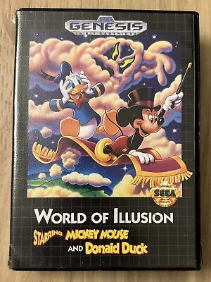 World Of Illusion Starring Mickey Mouse And Donald Duck Sega Genesis Complete • $49.99
