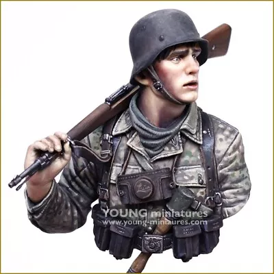 Young Miniatures German Soldier Ww2 1/10 Scale Bust Figure Model YM 1895 • $70