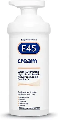 E45 Cream For Dry Flaky Skin Suitable For Eczema Itchy Skin Dry Psoriasis. • £11