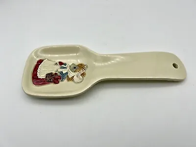 Vintage Otagiri Mrs Mouse Ceramic Spoon Rest Raised Art Work Country READ • $8.50