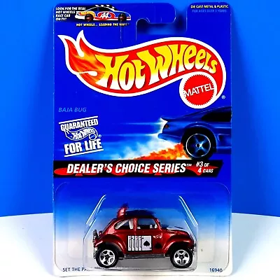 Hot Wheels #567 Baja Bug 1997 Dealers Choice Series Metallic Red 4SP Wheels • $2.25