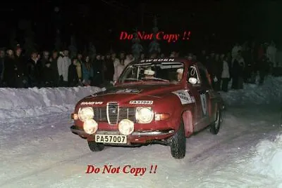 £4 • Buy Stig Blomqvist Saab 96 V4 Swedish Rally 1972 Photograph 2