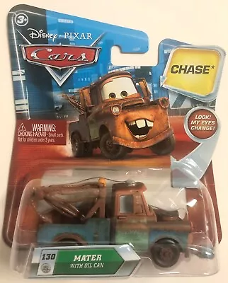 Disney Pixar Cars Mater With Oil Can! Chase! #130! Eyes Change! Mint! • $9.99