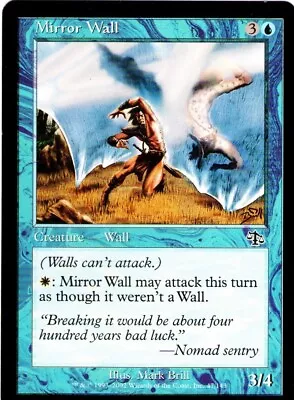 MIRROR WALL - CREATURE Magic MTG Card Island 2002 • $1.33