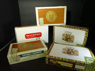 Vintage Cigar Box LOT - WM Penn Punch Antonio Y Cleopatra • $45