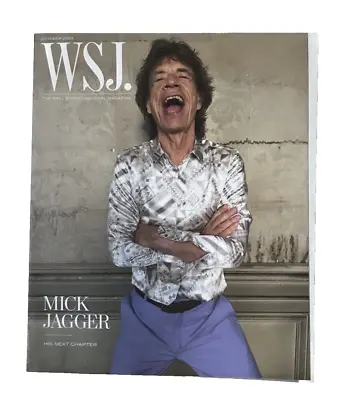 MICK JAGGER His Next Chapter Oct 2023 WSJ Wall Street Journal Magazine + Fashion • $7.98