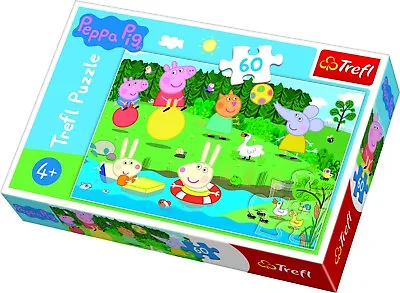 £7.49 • Buy Trefl 60 Piece Kids Peppa Pig Holiday Fun Play Big Pieces Floor Jigsaw Puzzle