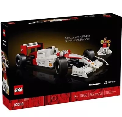 LEGO Icons McLaren MP4 And Ayrton Senna Pre-Order Ships March 1st • $139.99