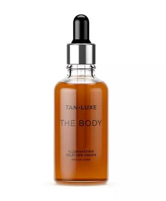 Tan Luxe THE BODY Fake Tan 50ml Self Tanning Drops Medium Dark Toxin Free Vegan • £19.99