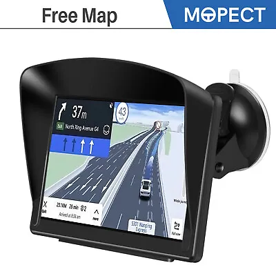 MOPECT 7  Car Truck Sat Nav GPS Navigation HGV LVG Free UK EU Maps Touch Screen • £41.99