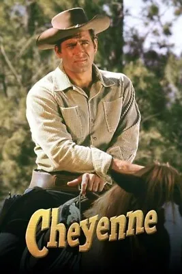 $15.99 • Buy Cheyenne TV Western Clint Walker On His Horse & Show Title 8x12 Inch Photo