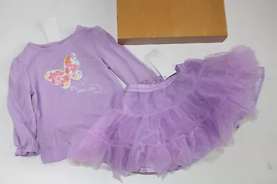 Gymboree Butterfly  Blossoms Girls Size 12-18 Months NWT Shirt Top Skirt Tutu  • $24.99