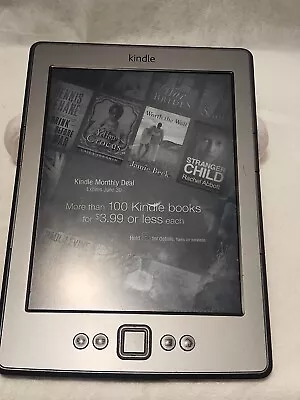$22.20 • Buy Amazon Kindle 4th Generation EBook Reader Gun Metal 2GB Wi-Fi 6in D01100
