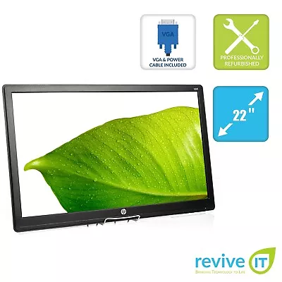 HP V221 22  Widescreen 1920x1200 16:9 LED Backlit LCD Monitor ONLY - Grade B • $39.99