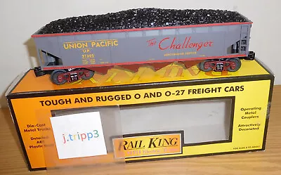 Mth 30-75192 Union Pacific 4-bay Hopper Car Coal Load Train O Gauge Challenger • $44.95