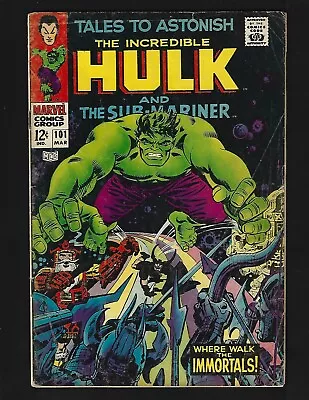 $15 • Buy Tales To Astonish #101 VG Severin Sub-Mariner Hulk Warriors 3 Loki Final Issue