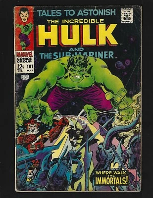 $15 • Buy Tales To Astonish #101 VG Severin Sub-Mariner Hulk Warriors 3 Loki Final Issue