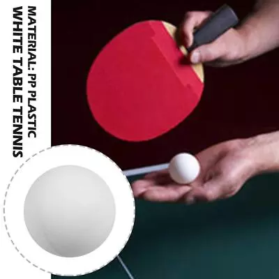 $16.49 • Buy 100pcs High Elasticity White Table Tennis ​Balls 3-Star 40mm Table Tennis Ball .